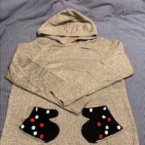 ModCloth Mittens Sweater Hoodie -XL